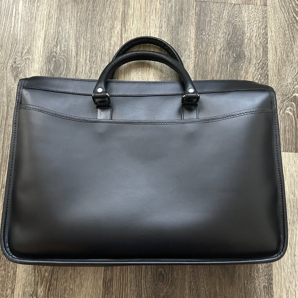 Tusting Marston Custom Leather Large Briefcase Ba… - image 6